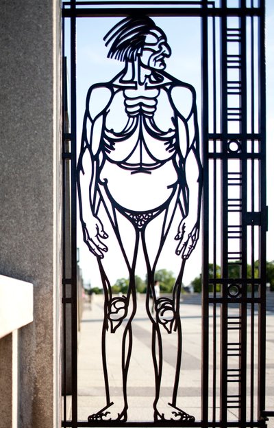 Entrance Gate to the Sculpture Park by Gustav Vigeland